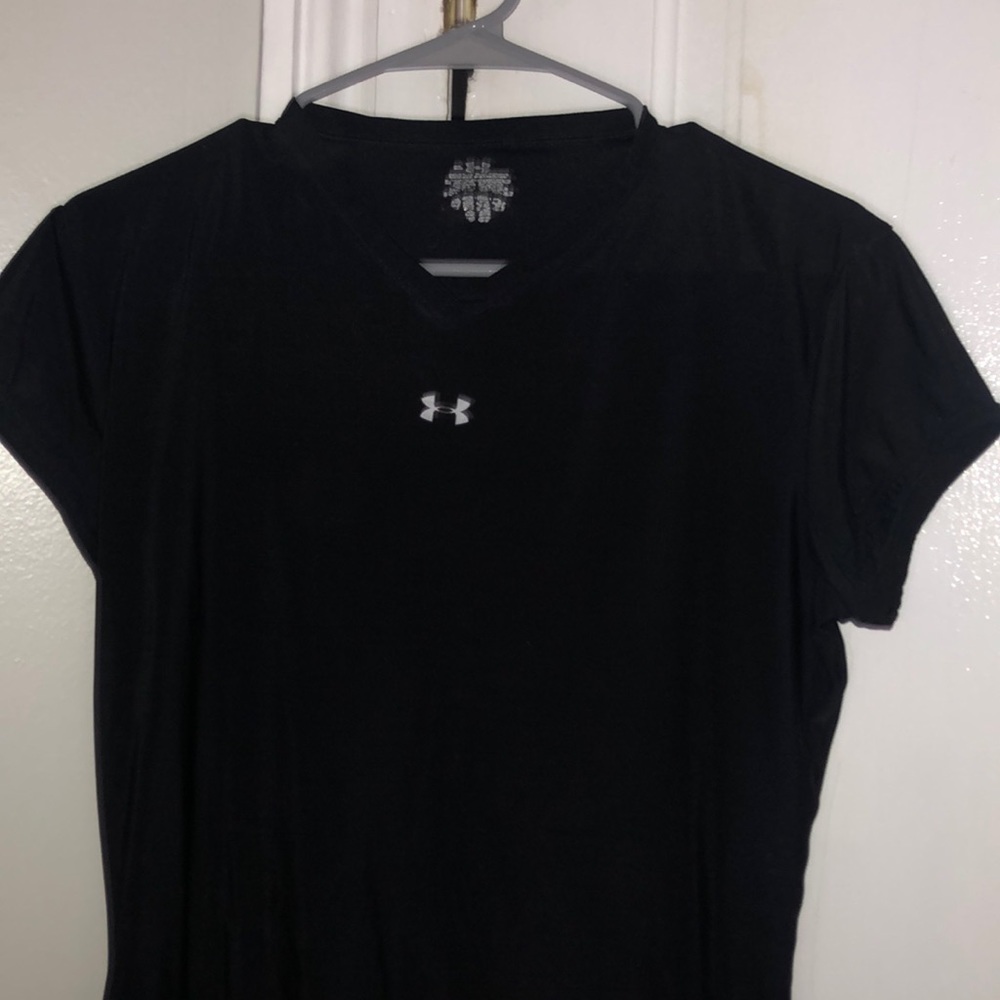 Under Armour shirt.